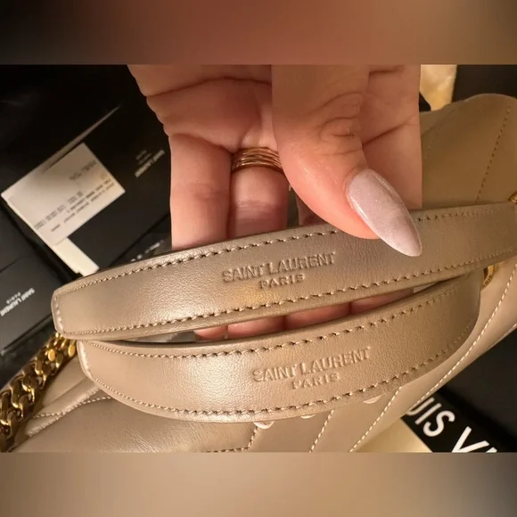 ❌SOLD❌⭐️NEW, SOLD OUT⭐️SAINT LAURENT LOULOU LARGE IN QUILTED LEATHER - Picture 11 of 17